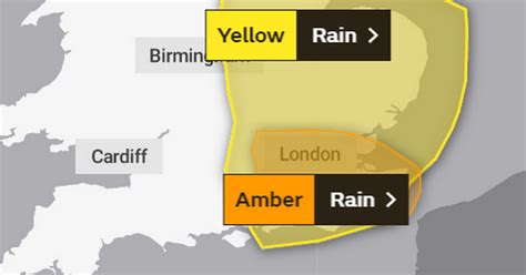 amber weather warnings uk today