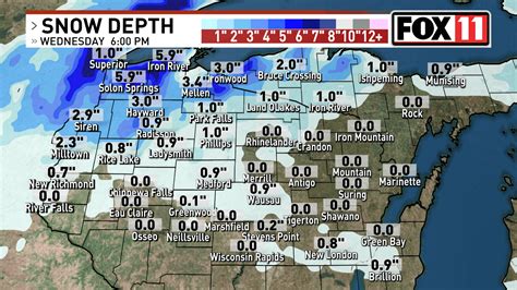 Amberg Wi Snow Depth