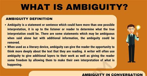 ambiguity definition and examples