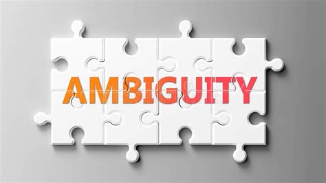 Ambiguity puzzle