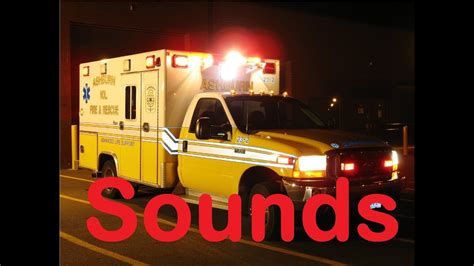 ambulance siren sound uk