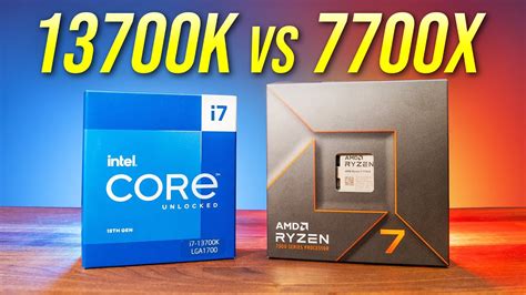 amd 7700x vs 13700k