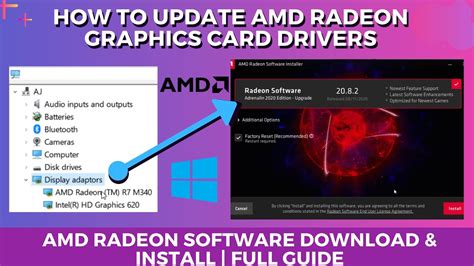 amd graphics card drivers install