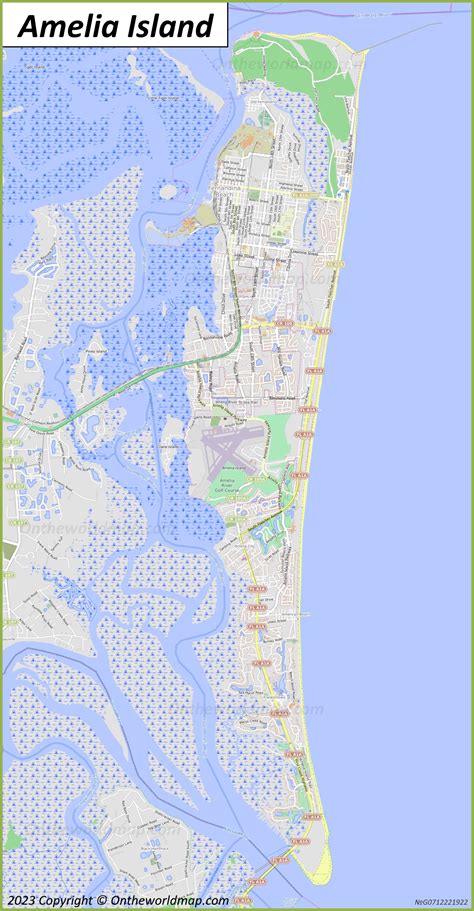 Amelia Island Printable Map