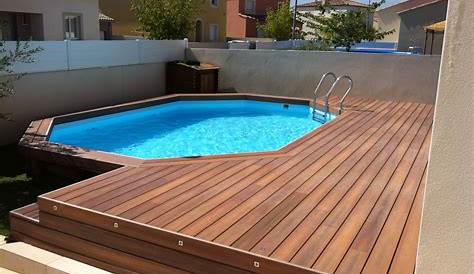 Idee Amenagement Terrasse Pour Piscine Hors Sol Above Ground Swimming Pools Swimming Pools Backyard Pool Designs