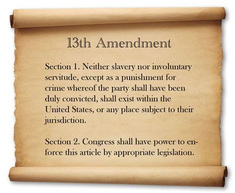 amendment 13 of the constitution