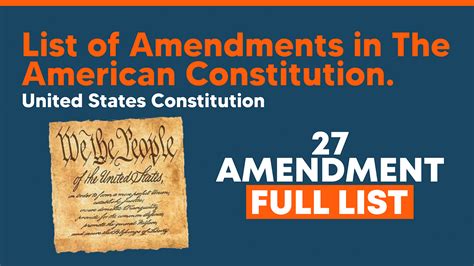 amendments to the constitution of the usa