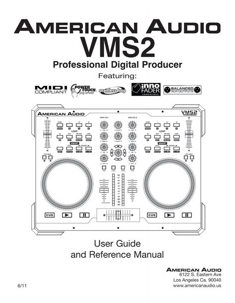 America Audio VMS2 User-Friendly Interface and Display