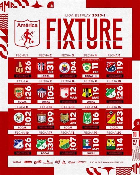 america de cali fixture