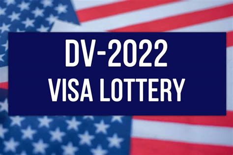 america dv lottery 2022 application form