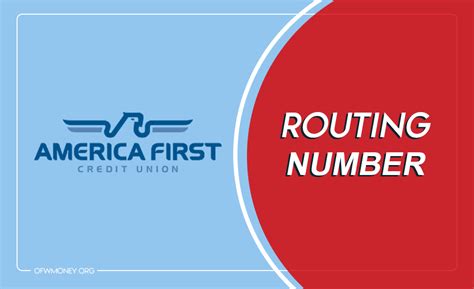 america first credit union routing