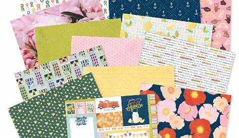 American Crafts Scrapbook Paper - paper craft company