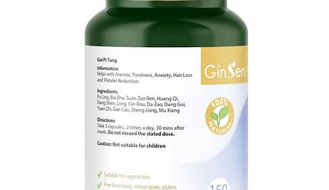 Gui Pi Tang | Herbal Nutritional Dietary Supplement