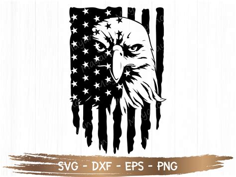 American Flag Eagle Cuttable Design Apex Embroidery Designs, Monogram