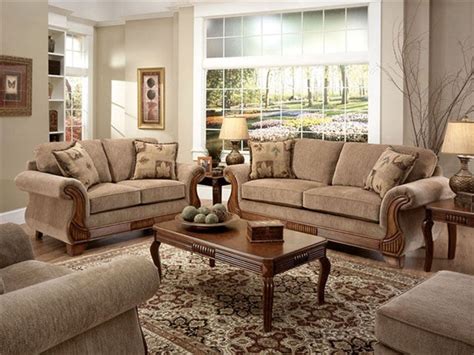 The American Country home decor style features a relaxed arrangement of