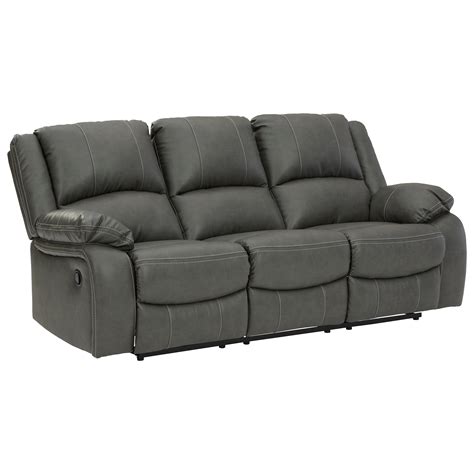 american signature leather reclining sofa