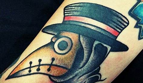 American Traditional Plague Doctor Tattoo Pin By Lindsey Carlile On s/art In 2020
