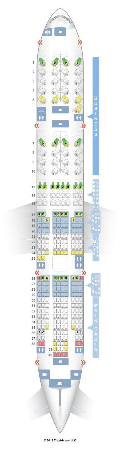 american airlines 777 seating plan