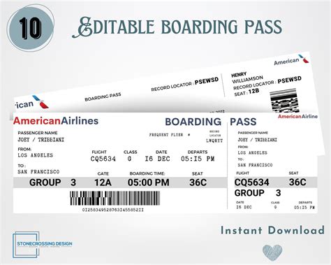 american airlines boarding passes printing