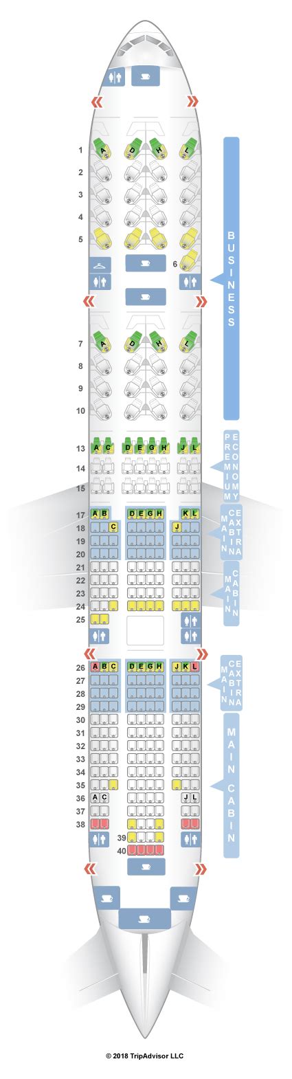 american airlines boeing 777 seat guru