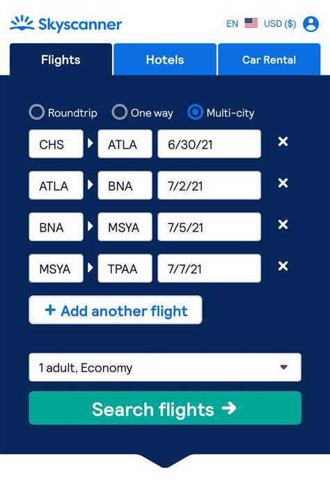 american airlines book ticket multi city