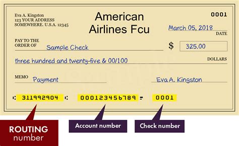 american airlines fcu mailing address