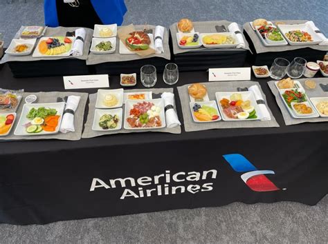 american airlines inflight meal service