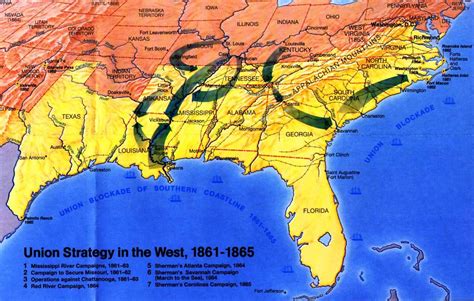 american civil war map timeline