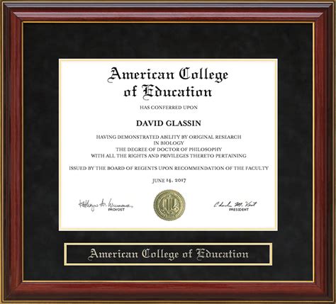 american college of education doctoral degree