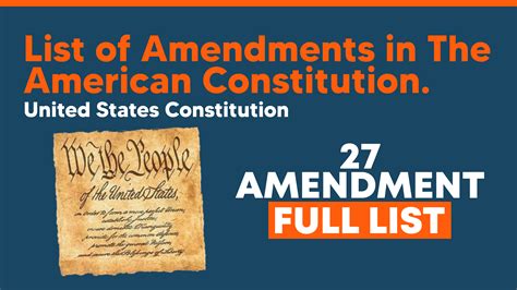 American Constitution Amendments