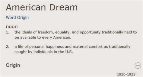 american dream definition dictionary