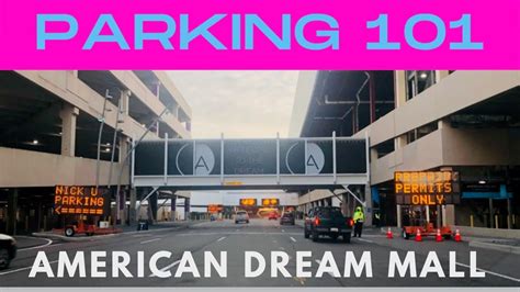 american dream mall parking garage