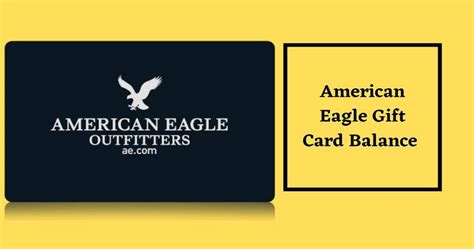 american eagle card balance
