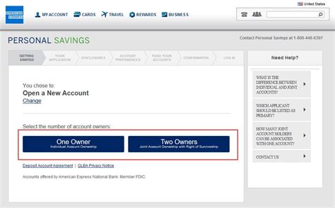 american express banking saving account