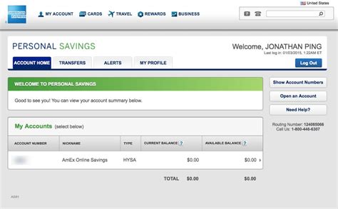american express savings account review