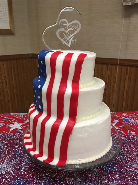 american flag cake decorations