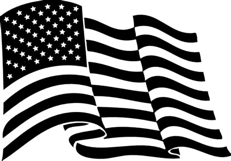 american flag png free black and white