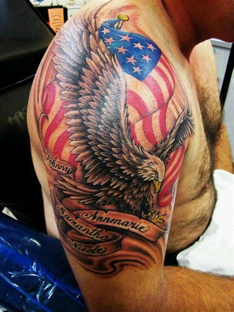 american flag pride tattoo