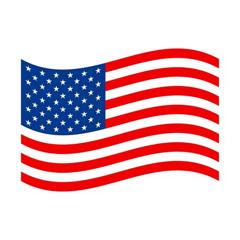 american flag vector