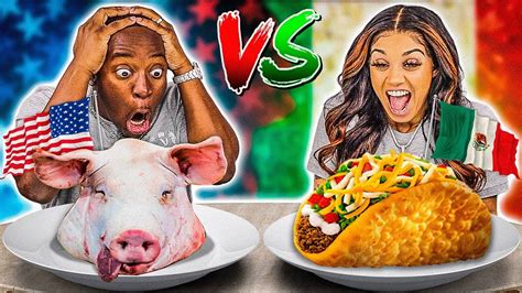 american food vs mexican food