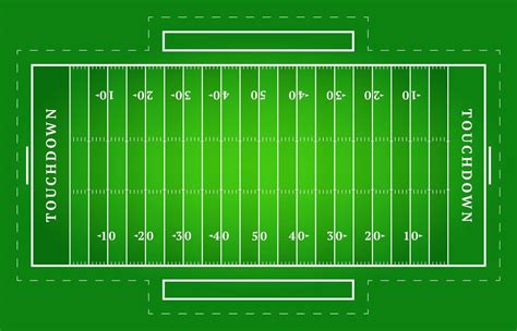american football field template