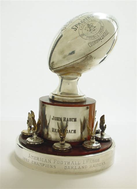 american football league championship trophy
