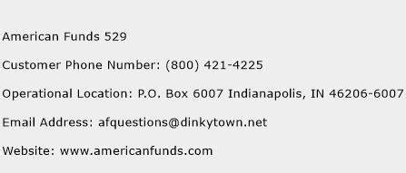 american funds 529 customer service number