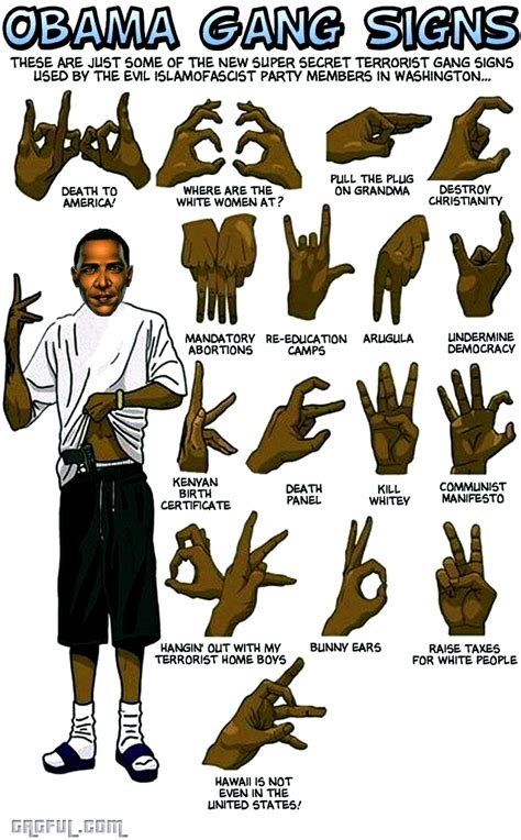 american gang hand signs