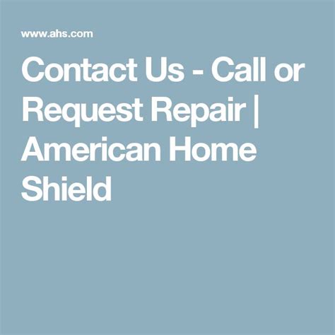 american home shield contact phone number
