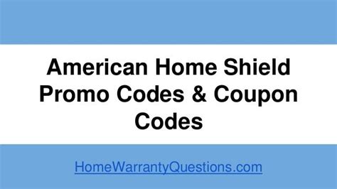 american home shield discount code 2018