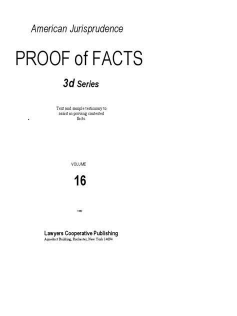 american jurisprudence proof of facts pdf