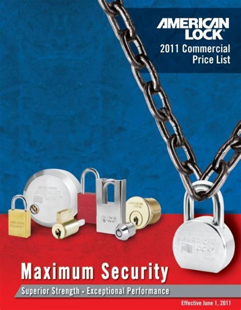 american lock padlock catalog