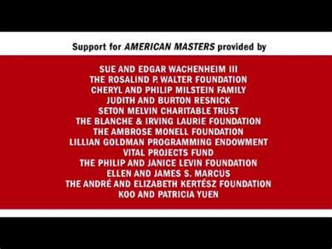 american masters funding credits 2022