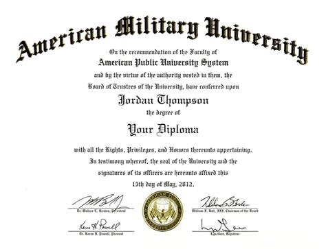 american military university online programs
